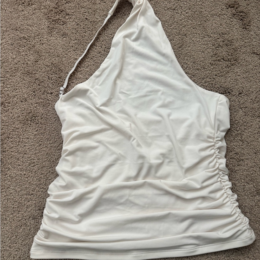 Abercrombie & Fitch Cream Halter Camisole